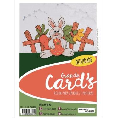 Imagem de Régua Grande Cards Apliques e Pinturas - Coelho Zequinha 301 - Decorar