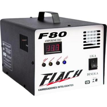 Imagem de Carregador De Bateria Com Aux. De Partida 80a 960w 12v Fach - FLACH
