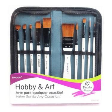 Imagem de Pincel Sinoart C/10 Sfb0243 Hobby Art