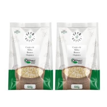Imagem de Kit 2 Canjica de Milho Branco Organica 1Kg Vero Nuttri