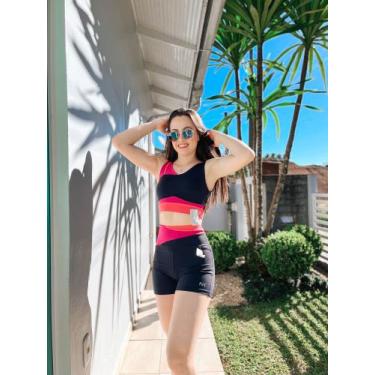 Imagem de Conjunto de shorts conjunto fitness conjunto de treino - Nk