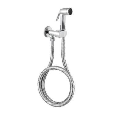 Imagem de Ducha Higiênica DP4010 Cromada Flexível 4L-min Pressão 6 MCA Inox