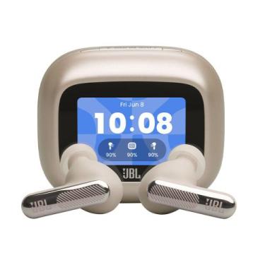 Imagem de Fone de Ouvido Intra-auricular JBL Live Beam 4 Creme com Proteção IP55