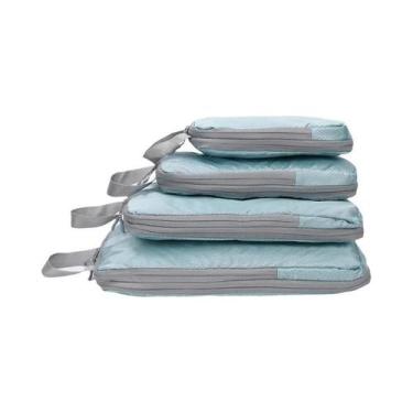 Imagem de Conjunto De 4 Peças De Bolsas De Armazenamento De Viagem Impermeáveis 