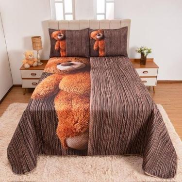 Imagem de Cobre leito queen urso 3d - DG