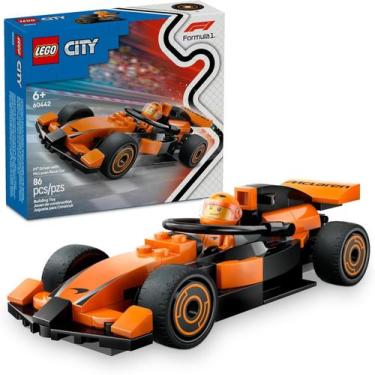 Imagem de Lego city - piloto de f1 com carro de corrida mclaren 60442