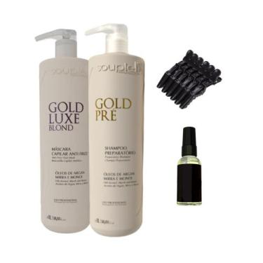 Imagem de Kit Gold Luxe Soupleliss Professional - Souple Liss
