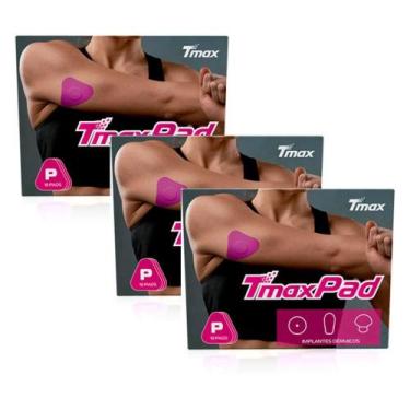 Imagem de Kit 3 Bandagem Pad Autoadesiva ROSA Caixa 10u Tmax