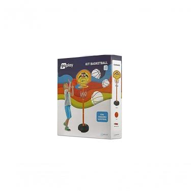 Imagem de Kit Basquetebol Go Play com Pedestal Ajustável Até 115CM Bivolt Multikids