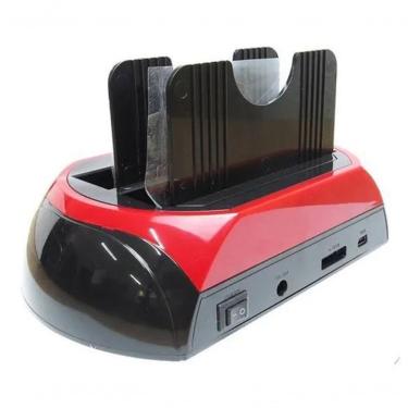 Imagem de Dock Station para HD Externo BM753 USB 2.0 SATA SSD IDE Leitor CF SD XD MS Mini SD T-Flash Micro SD Bivolt B-Max