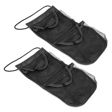 Imagem de LSAR Suporte para transporte de bola de golfe, bolsa de bola de golfe de malha, cordão de fixação respirável, malha de armazenamento 3D para homens e mulheres