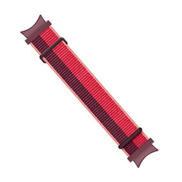Imagem de Pulseira Nylon Loop LTIMPORTS, compativel com Galaxy Watch 6 - Galaxy Watch6 Classic - Galaxy Watch 5 - Galaxy Watch5 Pro - Galaxy Watch 4 - Galaxy Watch4 Classic (Frutas Vermelhas)