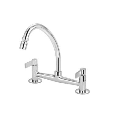 Imagem de Torneira Misturador Cozinha Mesa Arejador Articulado 1/4V.