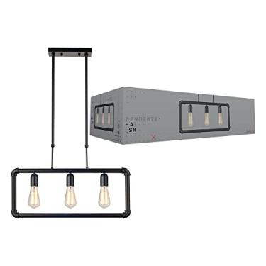 Imagem de Pendente Hash Aço 3Xe27, Avant, 489470004, Black