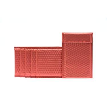 Imagem de Envelopes acolchoados ProLine fosco metálico vermelho bolha 10 x 20 cm autovedação, Vermelho, 4x8