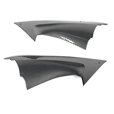 Imagem de Inserção de carenagem de motocicleta Mo 2 peças capa de duto de ar lateral estilo fibra de carbono peça de inserção para carenagem apto para YZF R6 2008-2016