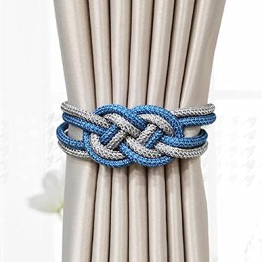 Imagem de 2 Pçs/conjunto Cortina Magnética Fivela Fivela Retenções Clipe Ímã Para Cortina Rod Tie Backs Cintos Pendurados Corda Acessórios Acessórios Cortina Decoração do Quarto, S,47cm