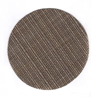 Imagem de Tapete de copo tecido de PVC em forma redonda Almofada de mesa de jantar Isolamento térmico Copo de chá Porta-copos Acessório de cozinha em casa (Cor: C)