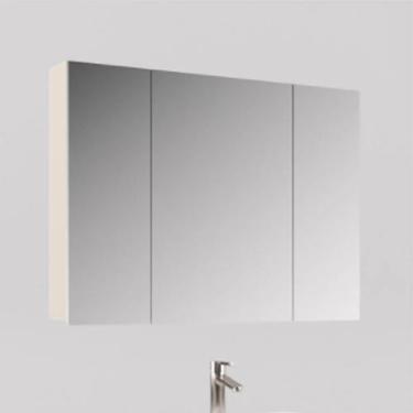 Imagem de Espelheira Para Banheiro 80cm 3 Portas Nude Lilies Móveis - Lilies Móv