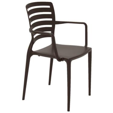 Imagem de Cadeira Tramontina Sofia E Braços Marrom