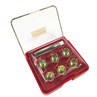Imagem de Melhor Q M13 x 1,5 mm Plugue de drenagem de óleo Kit de reparo de rosca Ferramenta de rosca de parafusos de óleo