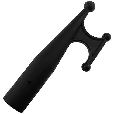 Imagem de E-outstanding Acessório de gancho de barco de nylon premium durável ancoragem de caiaque marinho jangada de gancho de cabeça acessório superior para tubo ou tubo de 2,54 cm, preto