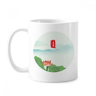 Imagem de Summer Begins Twenty Four Solar Term Caneca Cerâmica Café Porcelana Utensílios de Mesa