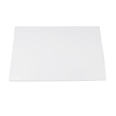 Imagem de IKN 30,5 cm x 43,8 cm em branco, placa traseira de arranhão, placa traseira para guitarra elétrica, Bass Pickguard personalizado, 3 camadas, branco