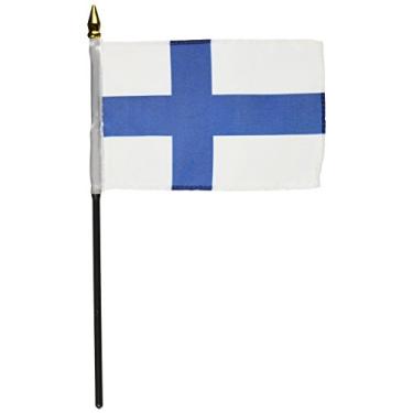 Imagem de US Flag Store Bandeira da Finlândia 10 cm x 15 cm