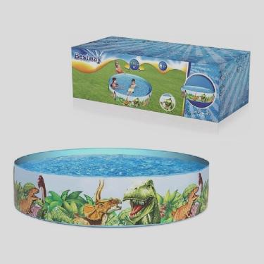 Imagem de Piscina Infantil Semirrígida Bestway Linha Dinossauro 946 Litros