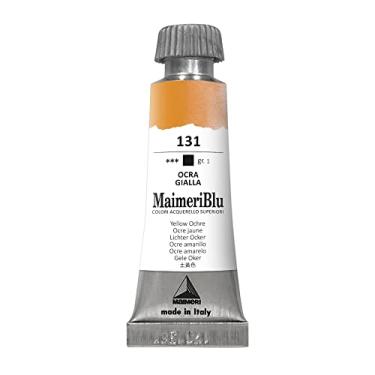 Imagem de MAIMERI BLU Tinta Aquarela Profissional Bisnaga 12ml, Ocre Amarelo