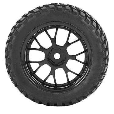 Imagem de Peça e acessórios sobressalentes para modelo RC de reposição, pneus de borracha com plástico + borracha para peça de veículo 1:10