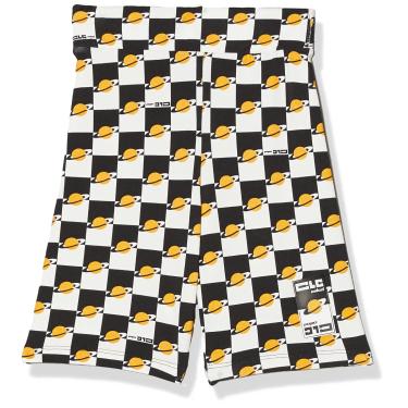 Imagem de Shorts Estampado CLC Meninas Preto/Branco/Amarelo 12