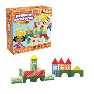Imagem de Pequeno Construtor Nº 3 100 Peças em Madeira Ciabrink
