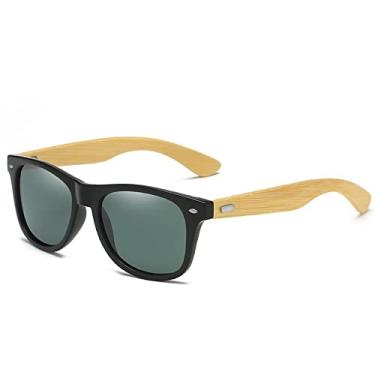 Imagem de Óculos de sol masculino feminino quadrado vintage óculos de sol para pesca preto óculos de pesca UV400 oculares, 2, tamanho único