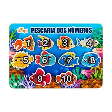 Imagem de Kits e Gifts Brinquedos Jogo Pescaria Dos Números - T0023 - Loopi Toys
