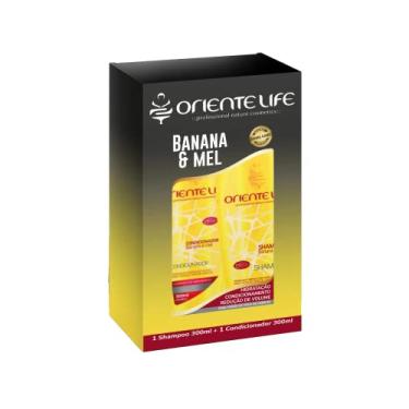 Imagem de ORIENTE LIFE BANANA E MEL SHAMPOO + CONDICIONADOR HOME CARE 300ML CAIXA