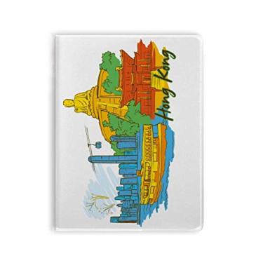 Imagem de Diário de capa macia para caderno de aquarela Hong Kong Victoria da China