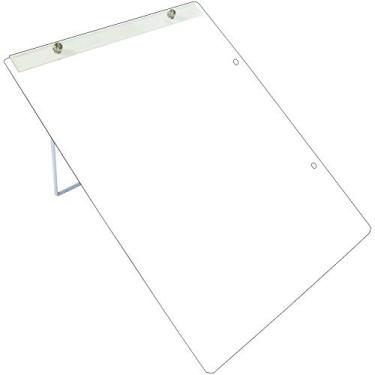 Imagem de Prancheta Portátil Artística em Fórmica com 3 mm de Espessura, Suporte para Inclinação, Trident 48-A3FAS, Branco, Formato A3