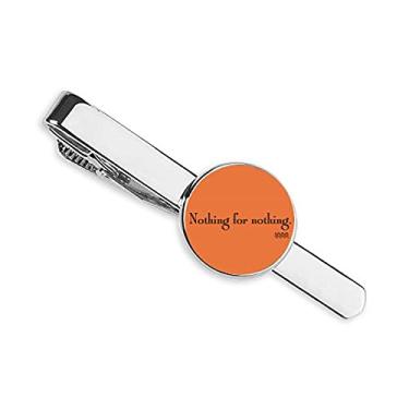 Imagem de Catchword Nothing For Nothing Gravata Clip Bar Presente Homem de negócios