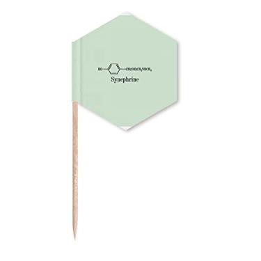 Imagem de Adrenaline Checal Molécula Palito de Dente Bandeiras de Cupcake Picks Festa Celebração