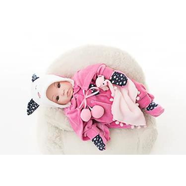 Imagem de Bebê Reborn Hora Do Banho Loira 100% Silicone Rosa Chiclete