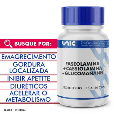 Imagem de Faseolamina + Cassiolamina + Glucomanann 60 Doses