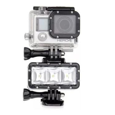 Imagem de Iluminador Led Luz go pro Mergulho Flash Sj4000 Prova De Agua