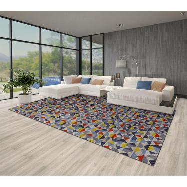 Imagem de Tapete 250x350 Pixel School Tapetes São Carlos Caleidoscopio Rubi