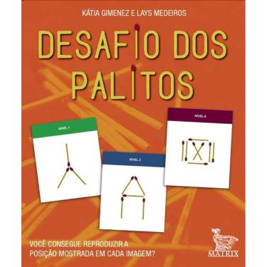 Imagem de DESAFIO DOS PALITOS: VOCê CONSEGUE REPRODUZIR A POSIçãO MOSTRADA EM CADA IM