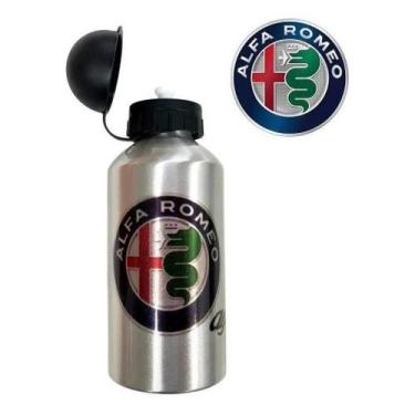 Imagem de Garrafa Água Squeeze Alumínio 500ml Alfa Romeo - Montanha