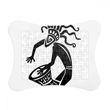 Imagem de Artes decorativas abstratas do Egito Antigo Moldura de quebra-cabeça Decoração de Imagem Enfeite de Jogo de Quebra-Cabeça