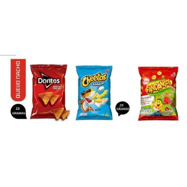 Imagem de Elma Chips Doritos + Fandangos + Cheetos Caixa C/ 60Un Total