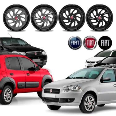 Imagem de Jogo calota Fiat Siena Uno Way Argo Strada Palio Fire Aro 14